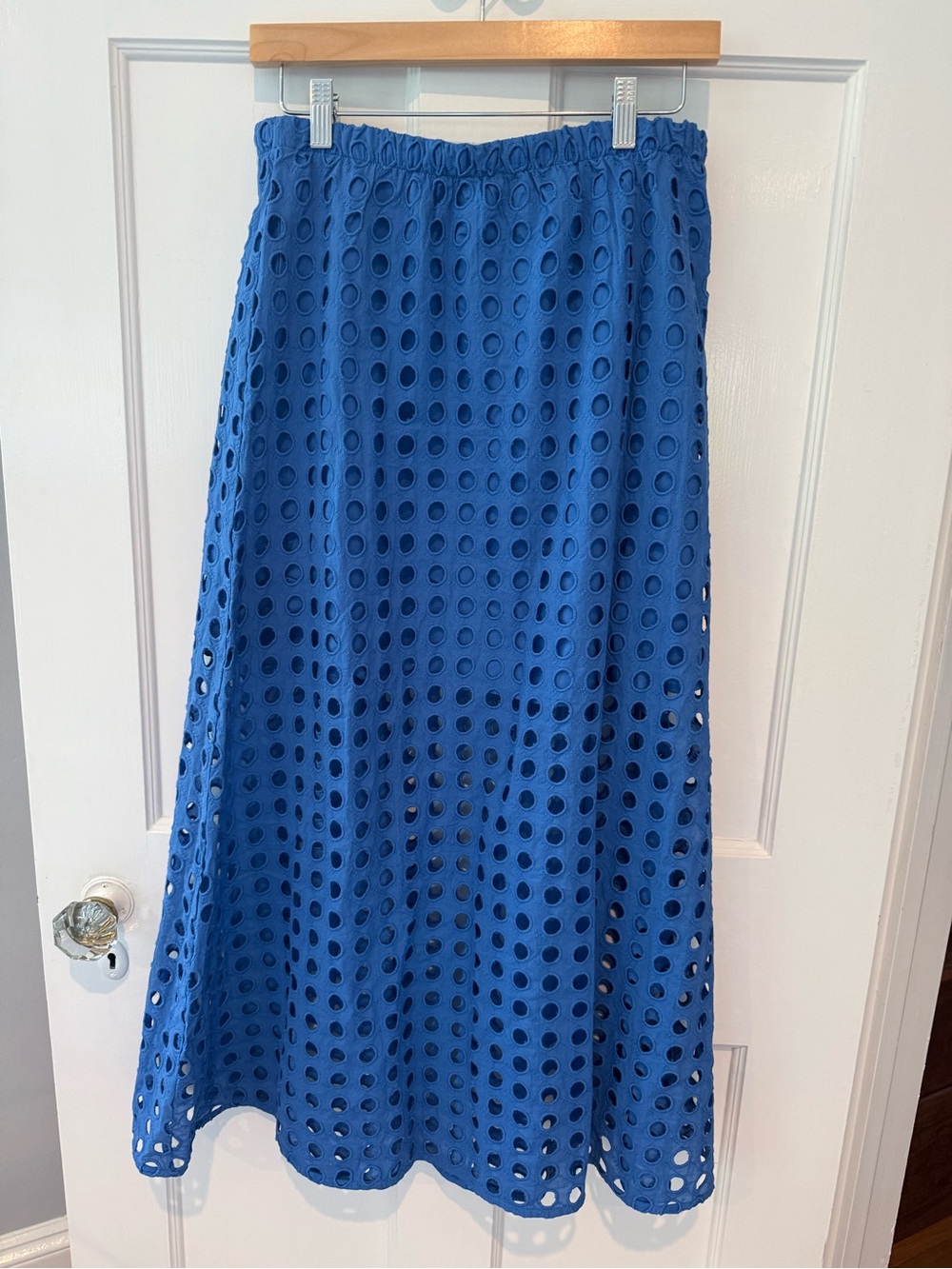 Tuckernuck Cobalt Eyelet Maxi Skirt - Picture 9 of 9